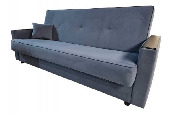 Диван Гранд-2 НПБ ткань Connect 79 серо-синий