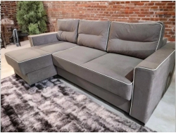 Диван угловой Гранд-23 НПБ ткань Glory-09 бежевый