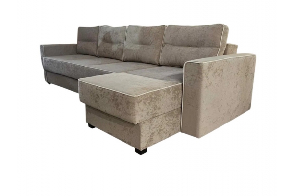 Диван угловой Гранд-24 НПБ ткань Genezis-06 бежевый