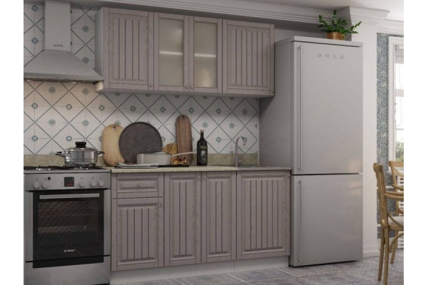 Кухня Хозяюшка МДФ 1500 трюфель