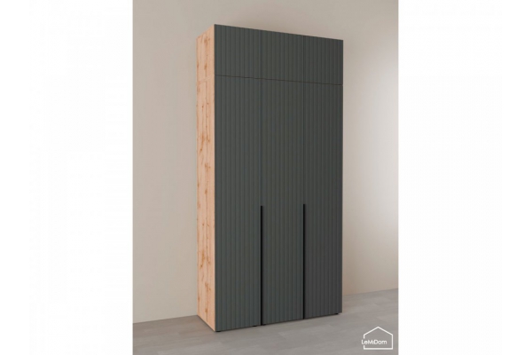 Шкаф с антресолью Linnea MHR-3A-2 Дуб Вотан