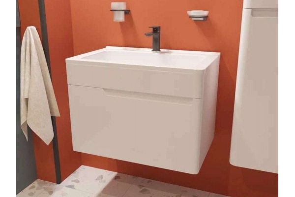 Тумба с раковиной Kare Luxe 700 навесная 1 ящик
