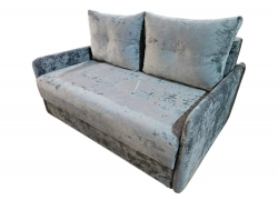 Диван Комфорт-7 БД 1400 узкий подлокотник Pin-05 серый