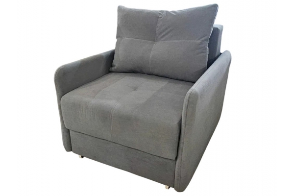 Кресло Комфорт-7 МД 700 НПБ узкий подлокотник Connect-83 темно-серый