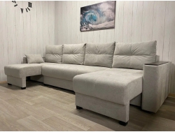 Диван Комфорт-6 НПБ+МДФ модульный 1К-2-1К ткань Comfort 08