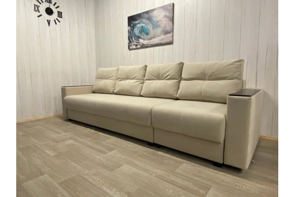 Диван Комфорт-6 НПБ+МДФ модульный 1К-3 ткань Veluta Lux 1