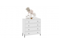 Комод «Пандора» - 414.004.000 Белый снег, Белый матовый