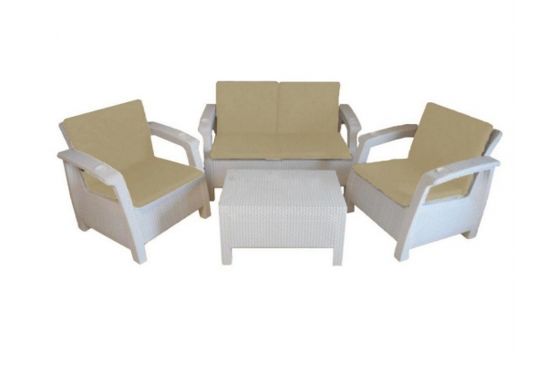 Комплект уличной мебели Yalta Premium Terrace Set белый