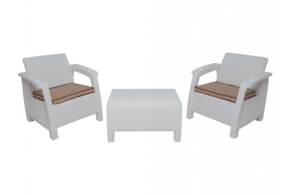 Комплект на балкон Yalta Balcony Set белый