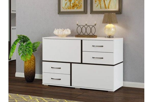 Комод Дортмунд Белый