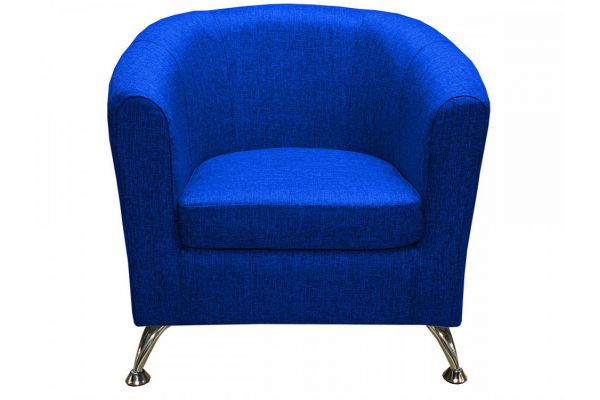 Кресло Бо тканевое Blue
