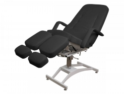 Кресло педикюрное Гармония-1 Maxi гидравлика Анатомическая черный