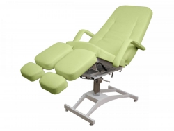 Кресло педикюрное Гармония-1 Maxi гидравлика Анатомическая зеленый