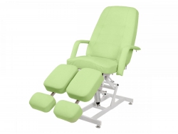 Кресло педикюрное Гармония-2 гидравлика Анатомическая зеленый