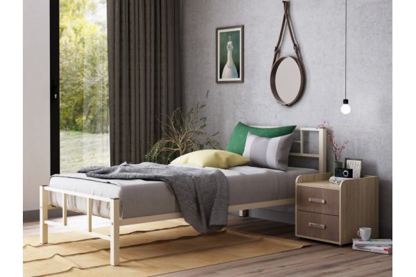 Кровать металлическая Кадис 120х190