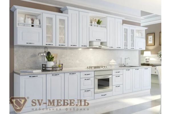 Кухня Грейвуд Дуб Кремовый матовый