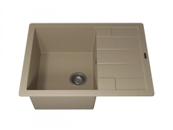 Кухонная мойка Uperwood Quartz UPD-03-02 бежевая матовая