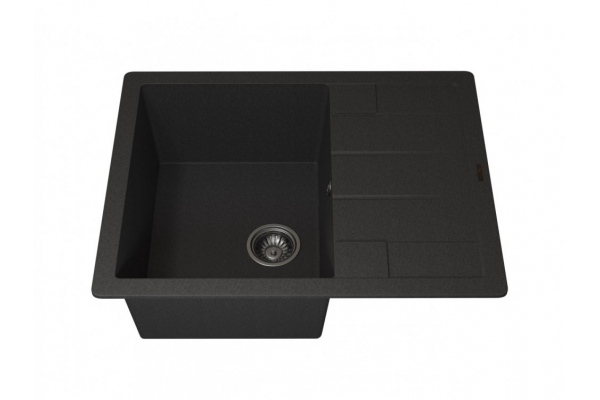 Кухонная мойка Uperwood Quartz UPD-03-04 черная матовая