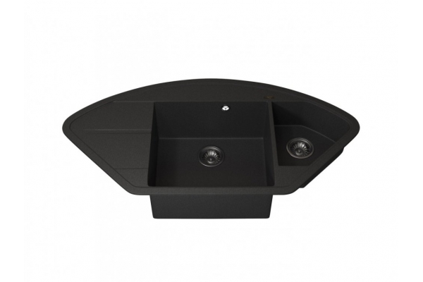 Кухонная мойка Uperwood Quartz UPD-06-04 черная матовая