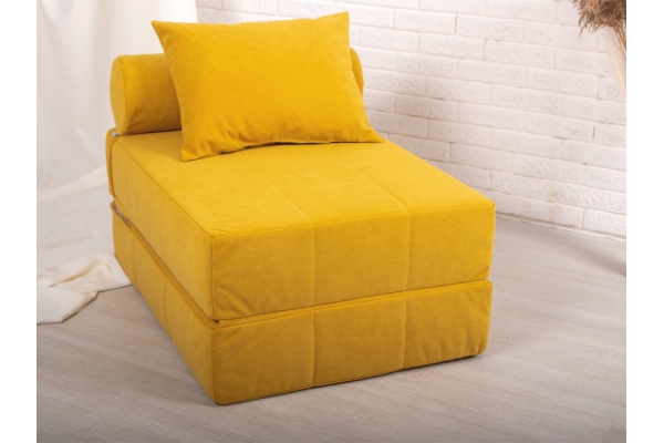 Кресло-кровать Lauttaa велюр Yellow