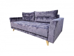 Диван Лидер-1 НПБ велюр Crash lx-09 фиолетовый