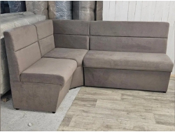 Кухонный уголок Уют Высокий сектор ткань Glory-09 бежевый