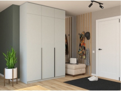 Шкаф трехдверный М6-3.1 П+П 130 с антресолью фасад ЛДСП