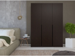 Шкаф трехдверный М6-3.2 Б+П 150 фасад ЛДСП Венге (1к)