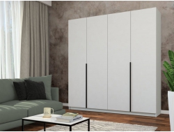 Шкаф четырехдверный М6-4.3 П+Б+Б+П 200 фасад ЛДСП