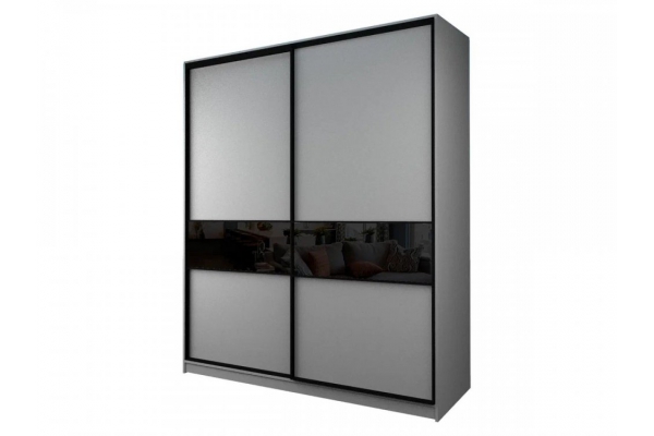 Шкаф-купе Max МШ-23-6-16-99 черная пленка