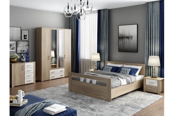 Спальня Сопрано Дуб Сонома