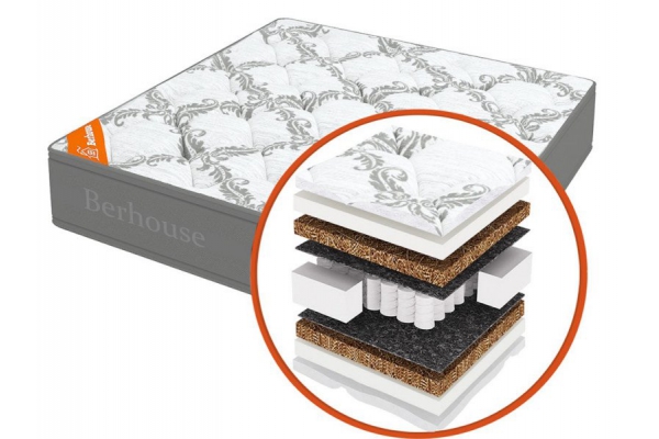 Матрас Mega кокос 10 TFK Gray Night 60х120