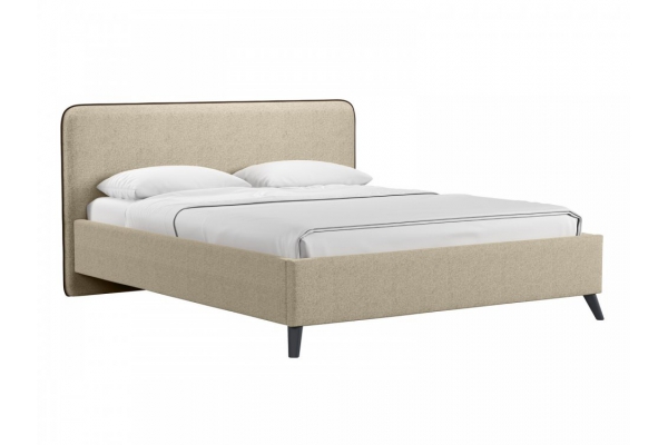 Кровать 1800 с основанием Миа арт. Bravo light brown