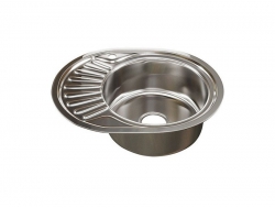 Мойка овал 57х45 (0,6) прав вып 3 1/2 Mixline