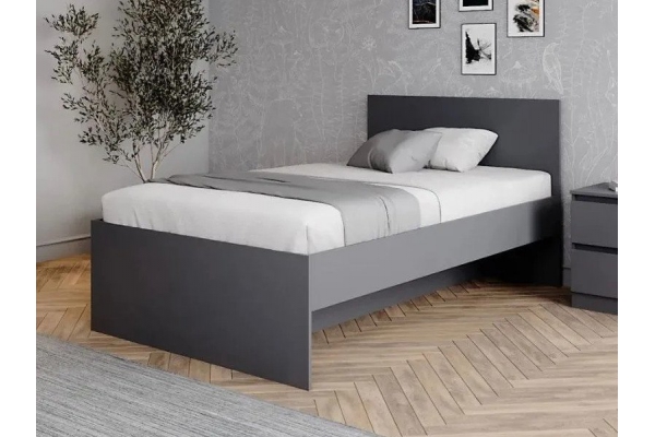 Кровать Мори КРМЯ 900.1/1 графит