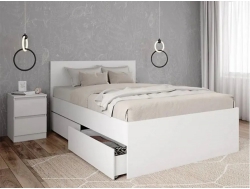 Кровать Мори КРМЯ 1200.1/1 с ящиками МЯ 995.2