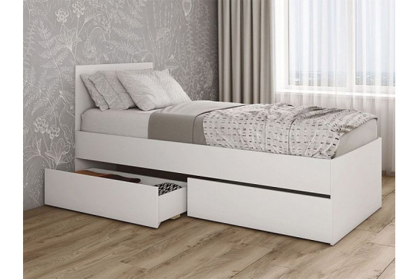 Кровать Мори КРМЯ 900.1/1 с ящиками МЯ 995.2