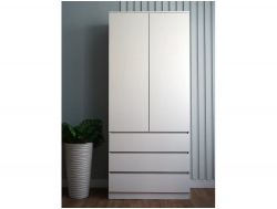 Шкаф Мори МШ900.2 с тремя ящиками белый