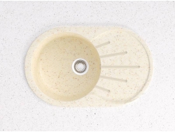 Мойка каменная врезная МК МВ110-Q2 (бежевый)