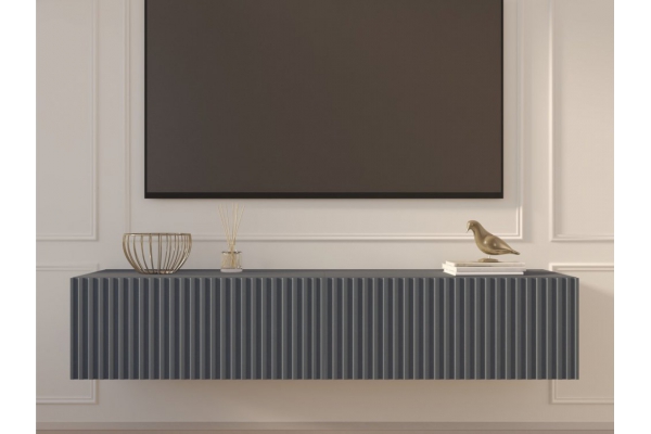 Тумба под ТВ подвесная (комплект из 2-х) Lines MTV1 Графит