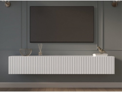 Тумба под ТВ подвесная (комплект из 2-х) Lines MTV3 Белый глянец