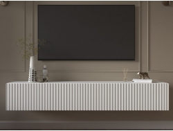 Тумба под ТВ подвесная (комплект из 2-х) Lines MTV3 Софт лотос