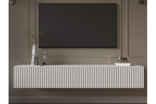 Тумба под ТВ подвесная (комплект из 2-х) Lines MTV3 Софт лотос