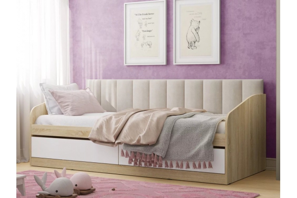 Кровать Фанк НМ 041.50 900х2000 спинка Бали