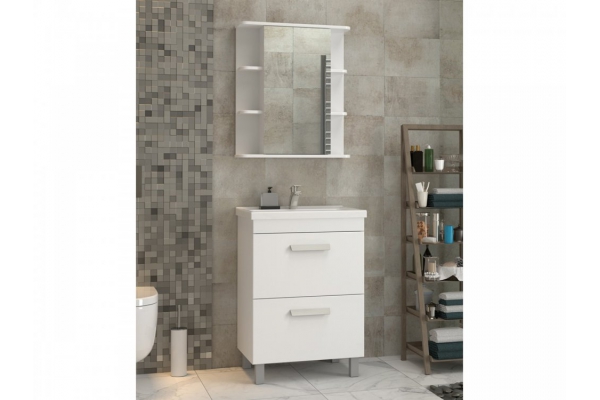 Коллекция мебели в ванную Nova 700 2 ящика
