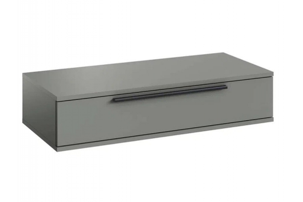 Тумба навесная 900 мм МС Люмьер Шиншилла серая