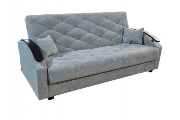 Диван Престиж-16 НПБ ткань Joy-02 светло-серый