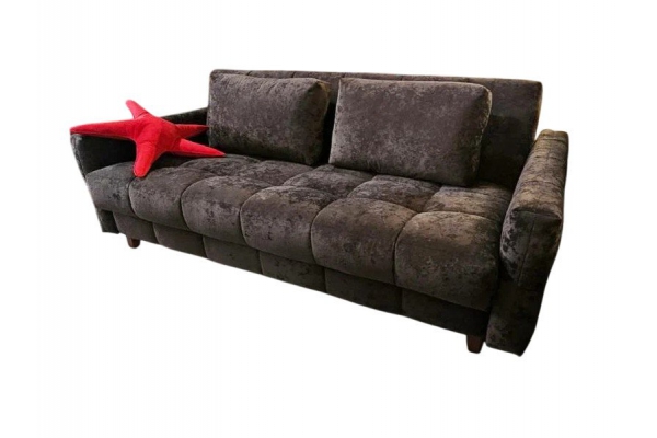 Диван Престиж-18 ткань Dora-03 темно-коричневый