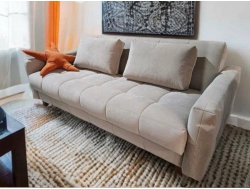 Диван Престиж-18 ткань Joy-03 светло-бежевый