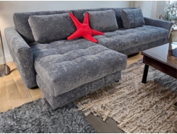 Диван угловой Престиж-19 Sensey steel grey